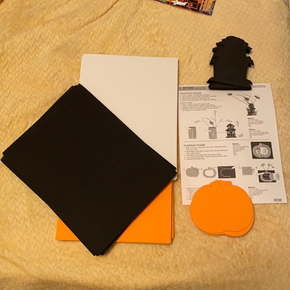 Haunted House and Pumpkin Frame Projects